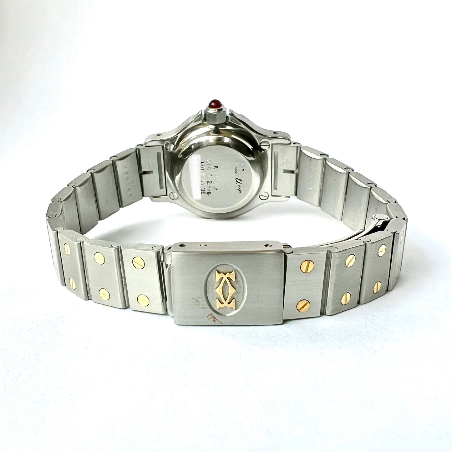 CARTIER SANTOS OCTAGON 25mm Automatic 2 Tone Watch
