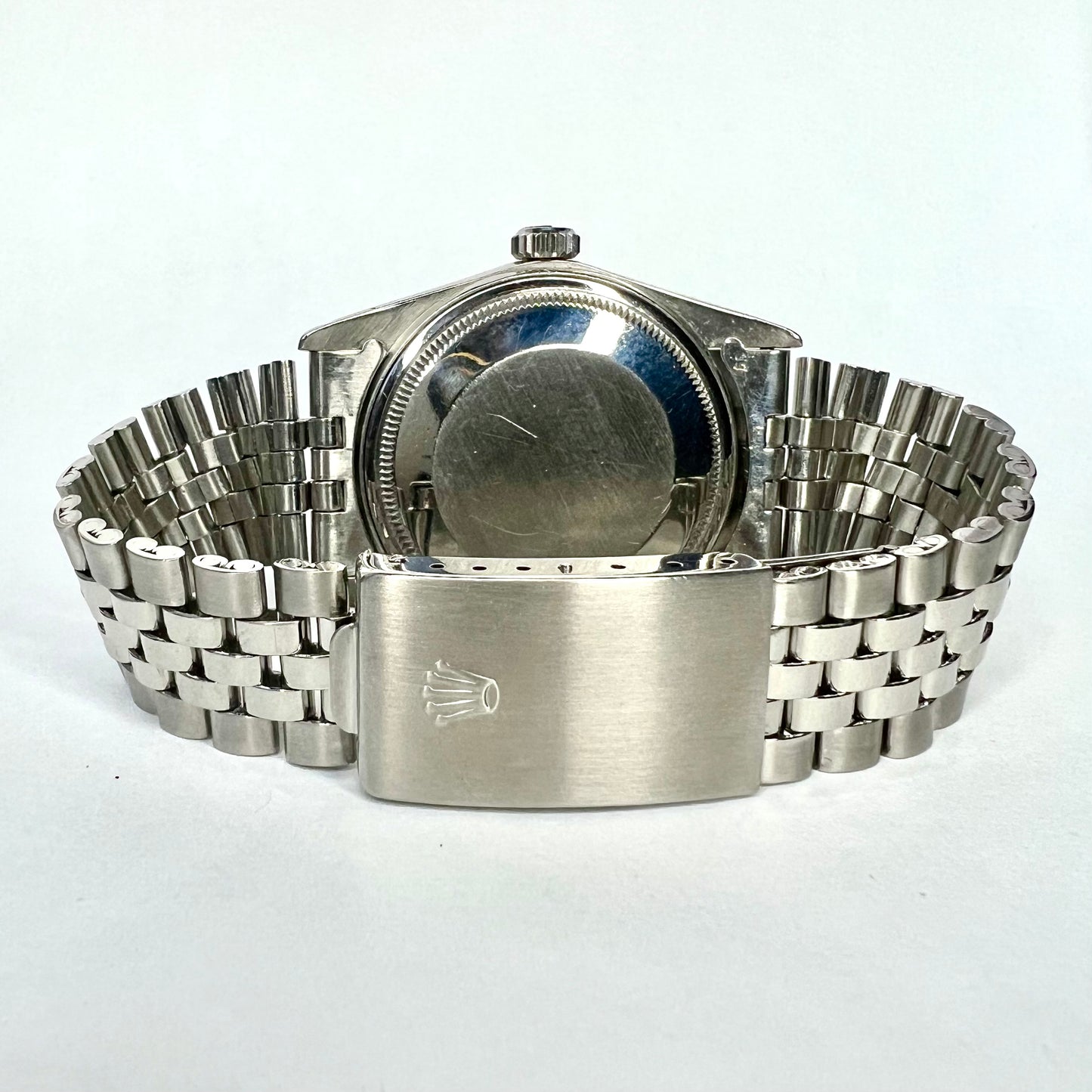 ROLEX DATEJUST Automatic 36mm Steel Diamond Watch Jubilee Bracelet