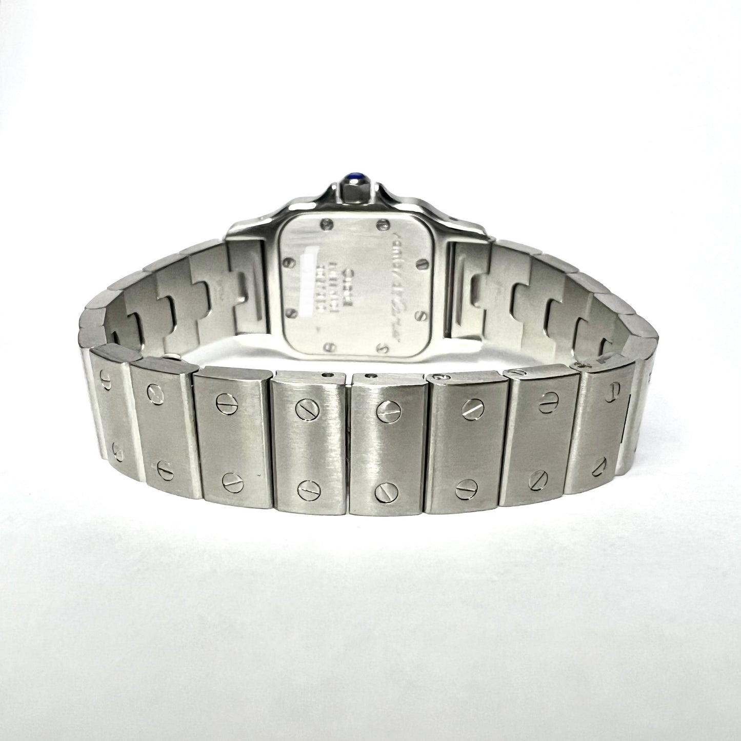 CARTIER SANTOS GALBEE 24mm Quartz Steel 2.42TCW Diamond Watch NEW Model