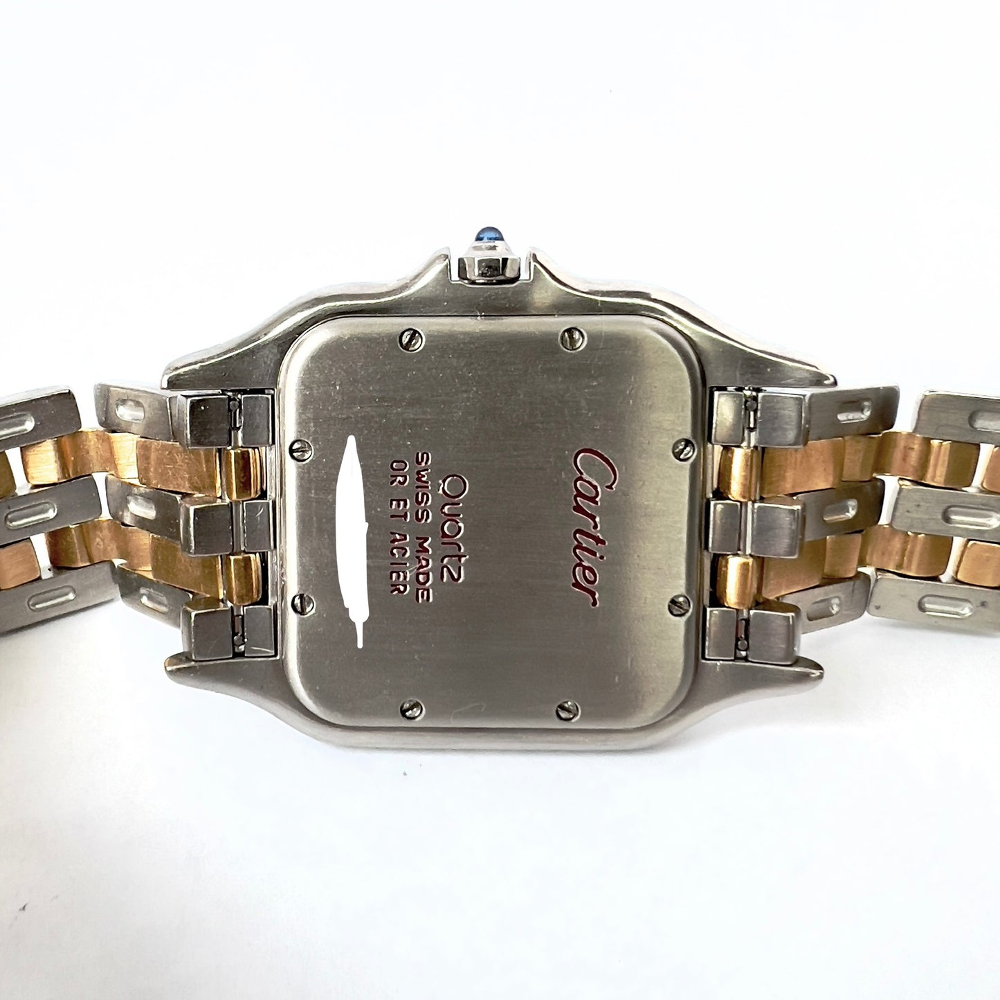 CARTIER PANTHERE Quartz 29mm 2 Row Gold 0.55TCW DIAMOND Watch
