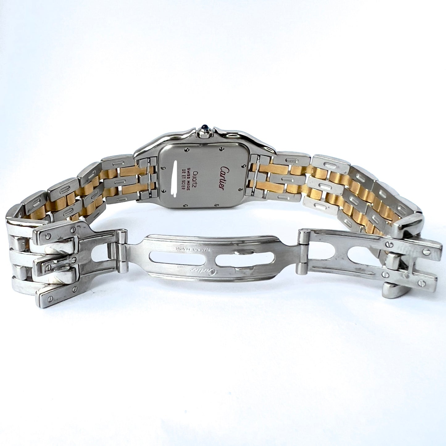 CARTIER PANTHERE Quartz 29mm 2 Row Gold 0.55TCW DIAMOND Watch