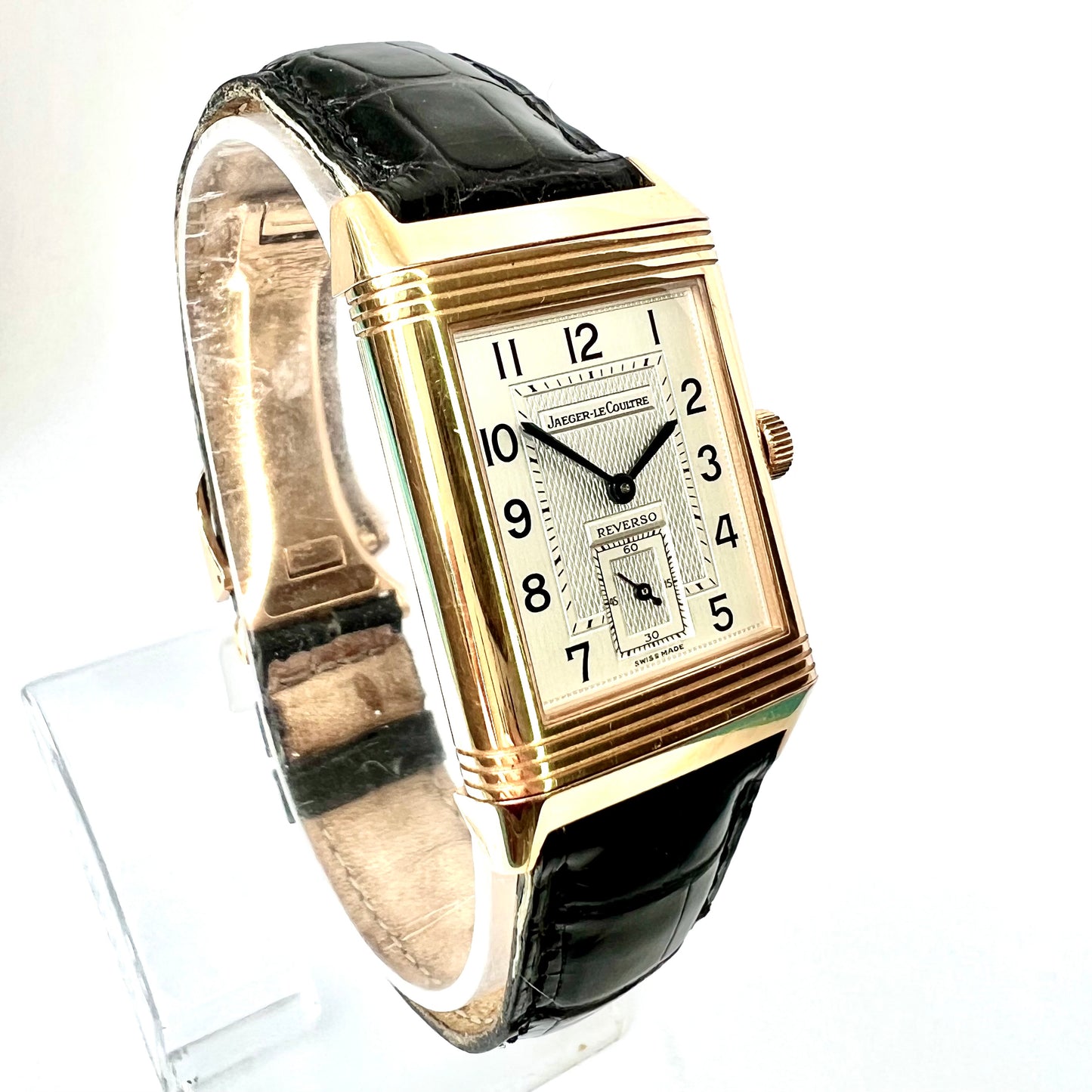 Jaeger LeCoultre REVERSO Night-Day 18K Rose Gold Watch