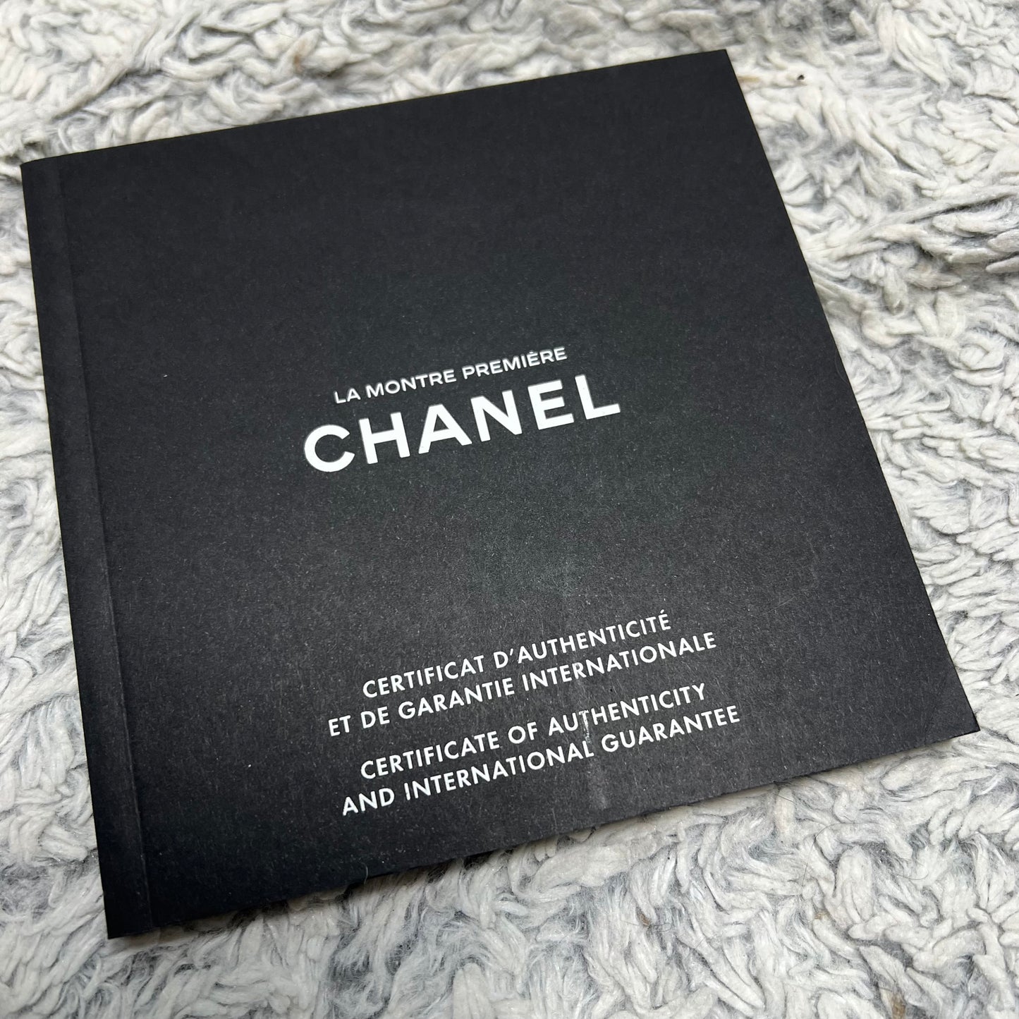 CHANEL Box + Booklet + CD + Filled Certificate + Outer Box