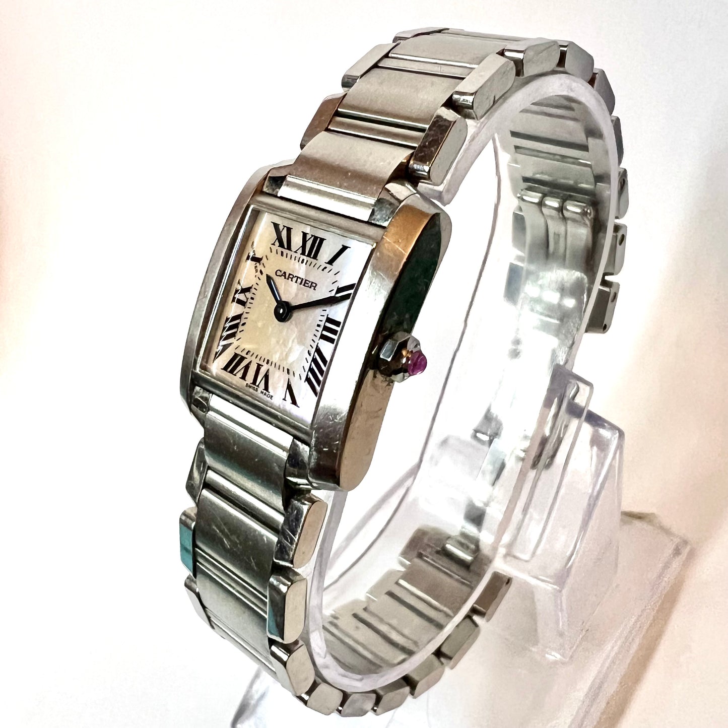 CARTIER TANK FRANCAISE Quartz 20mm Steel Watch