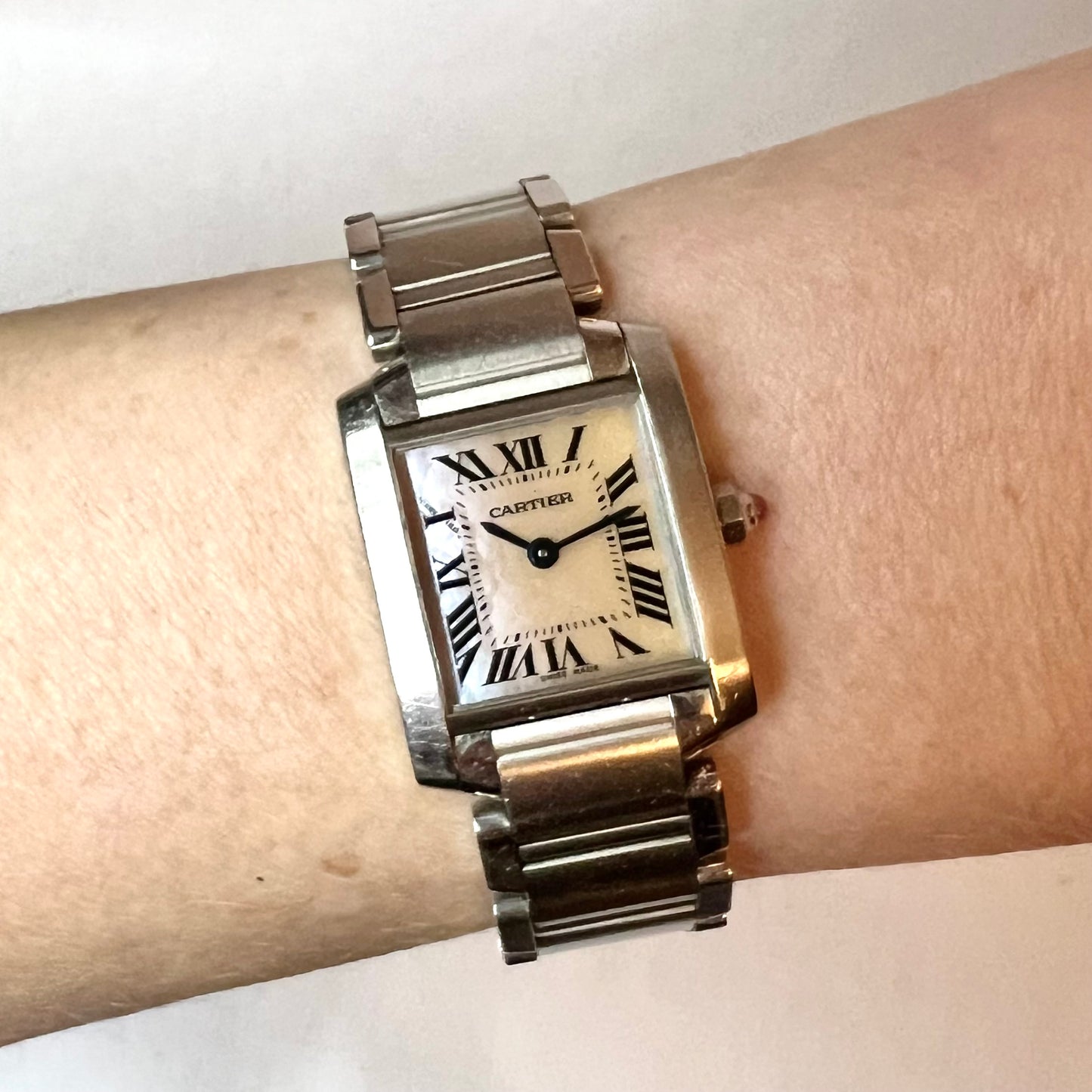 CARTIER TANK FRANCAISE Quartz 20mm Steel Watch