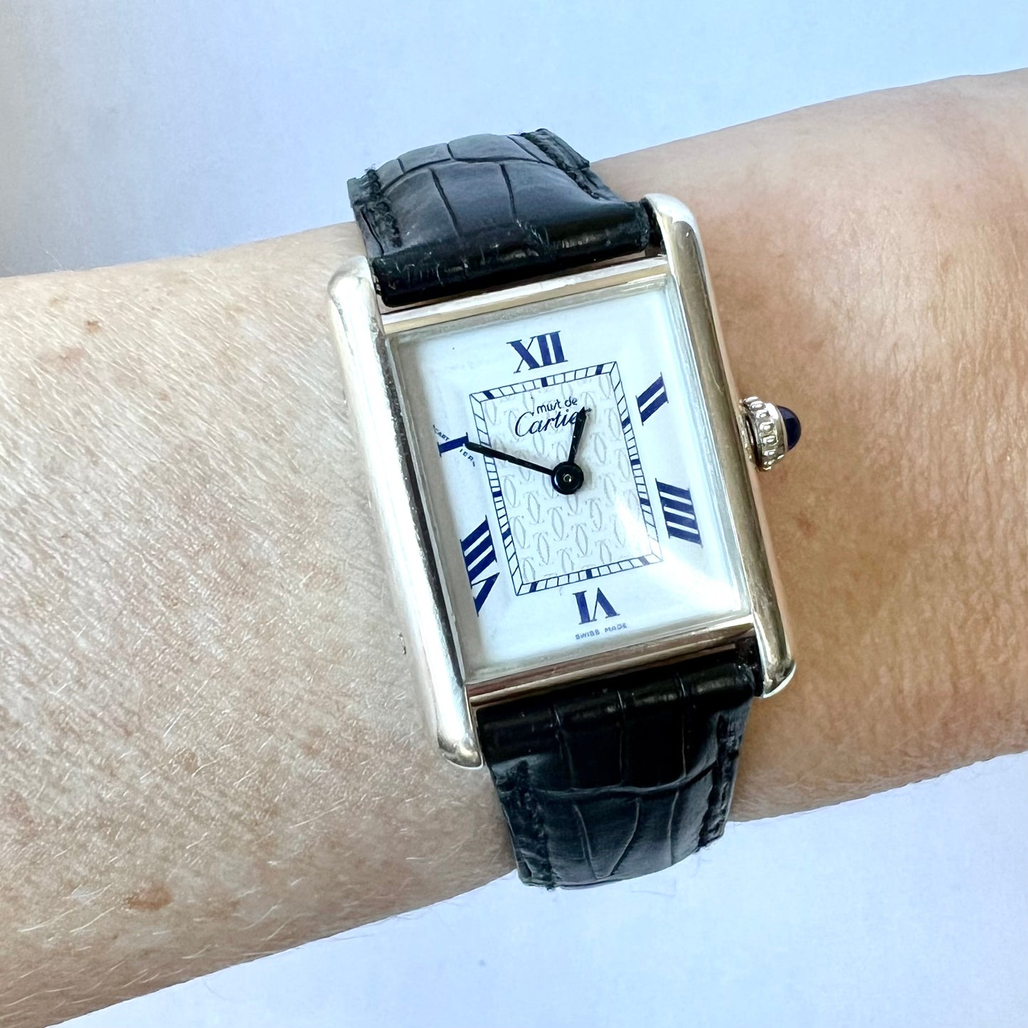 CARTIER TANK Quartz 22mm Silver Watch