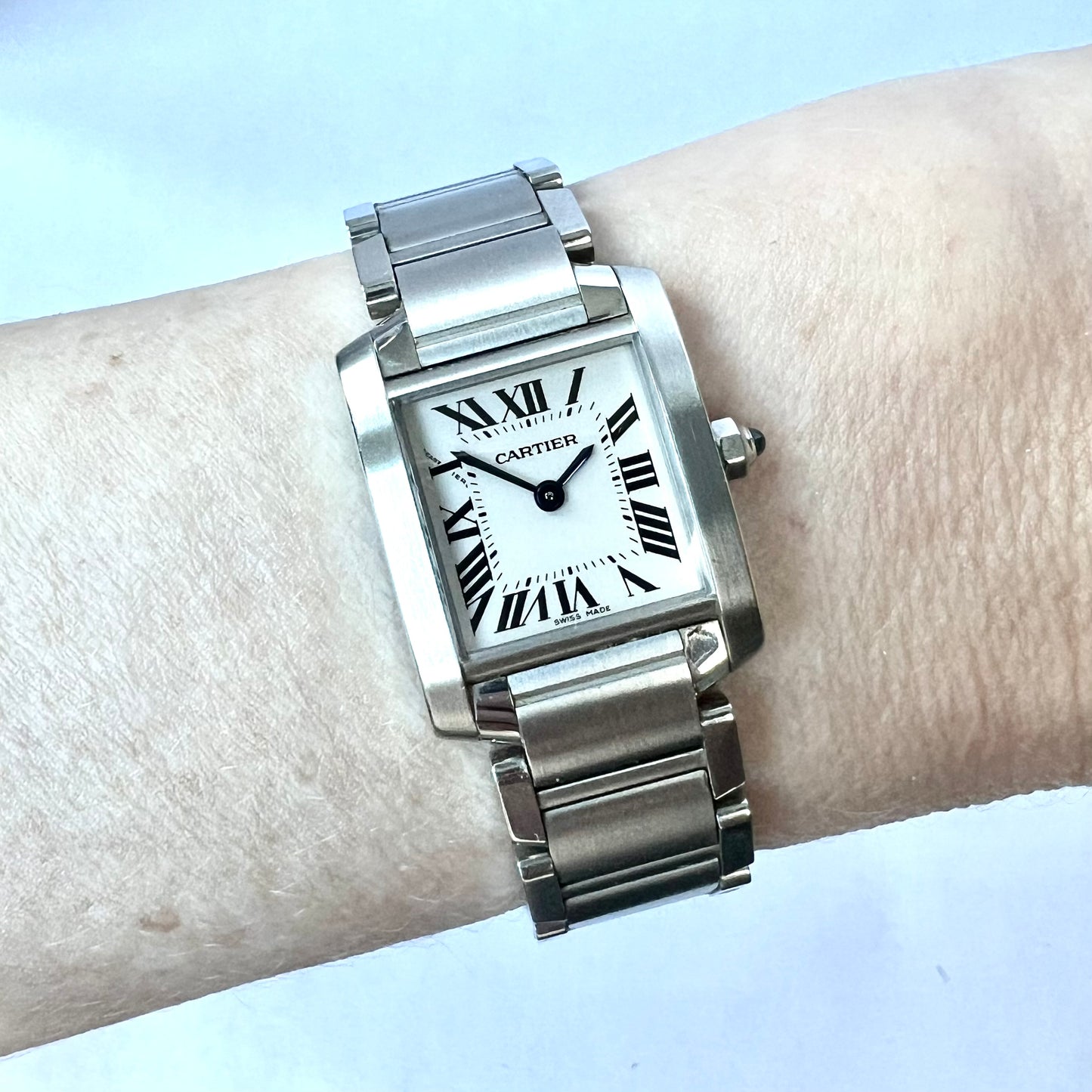 CARTIER TANK FRANCAISE Quartz 20mm Steel Watch