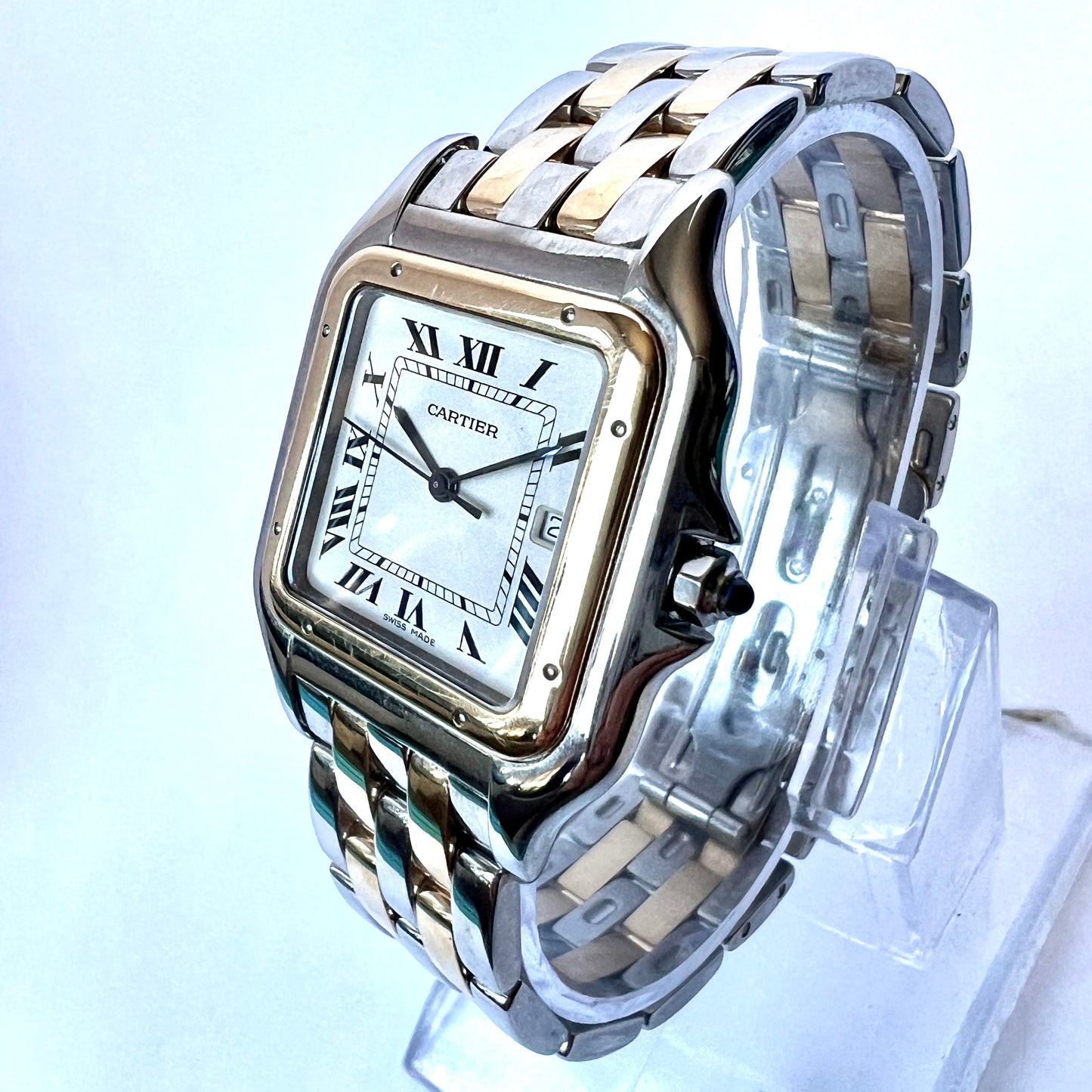 CARTIER PANTHERE Quartz 29mm 2 Row Gold Watch