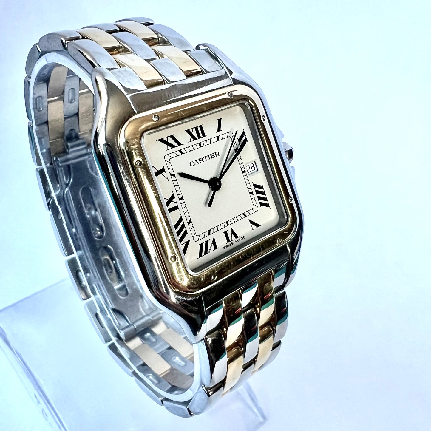 CARTIER PANTHERE Quartz 29mm 2 Row Gold Watch