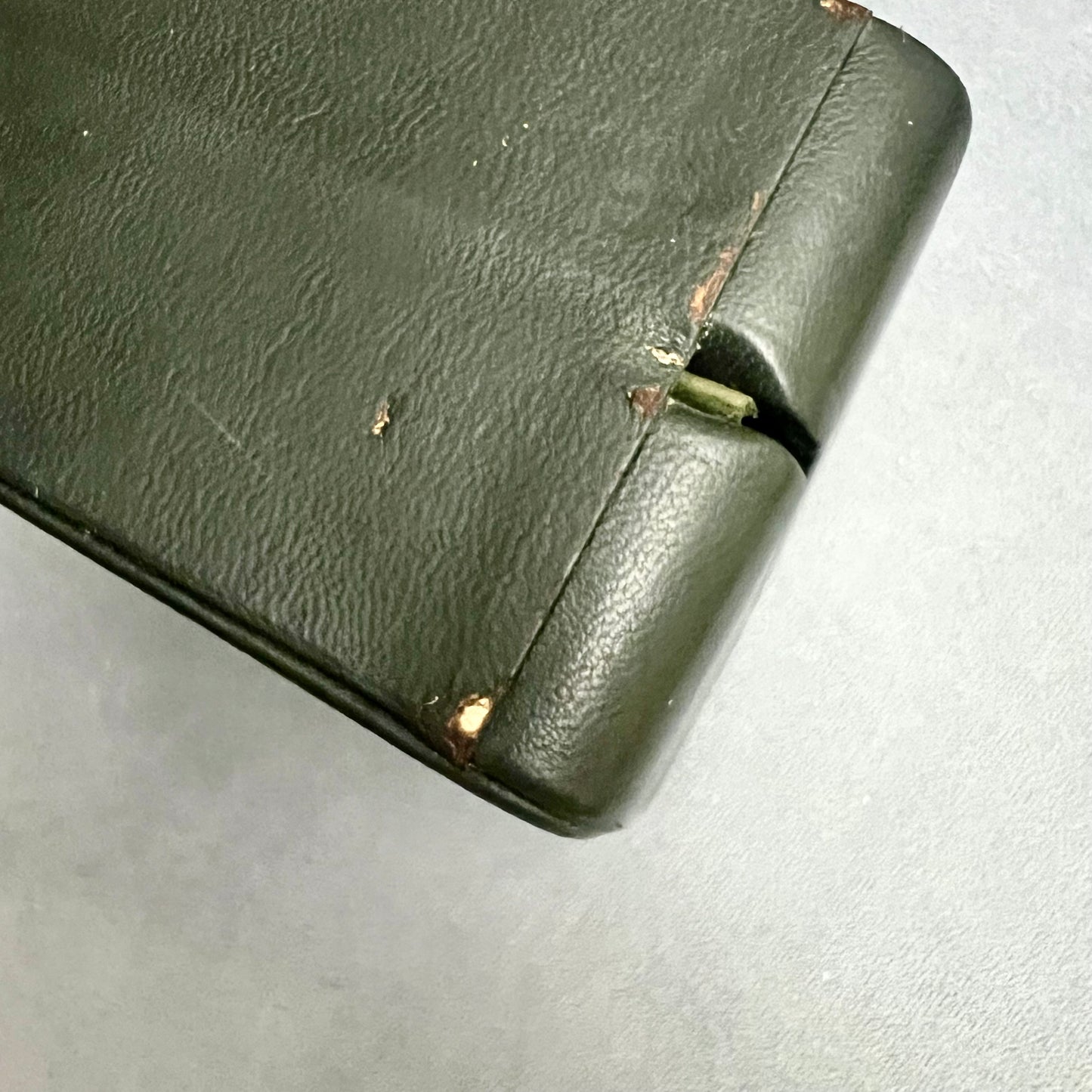 AUDEMARS PIGUET Green Leather Box 4.5x4.5x3 inches