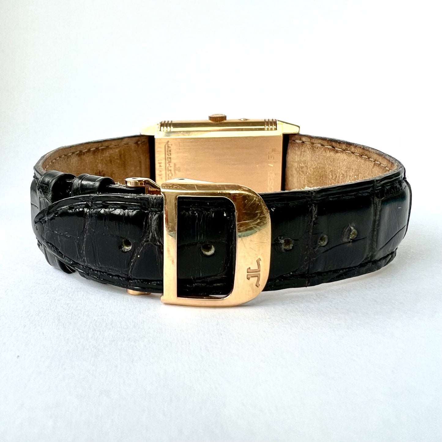 Jaeger LeCoultre REVERSO Night-Day 18K Rose Gold Watch