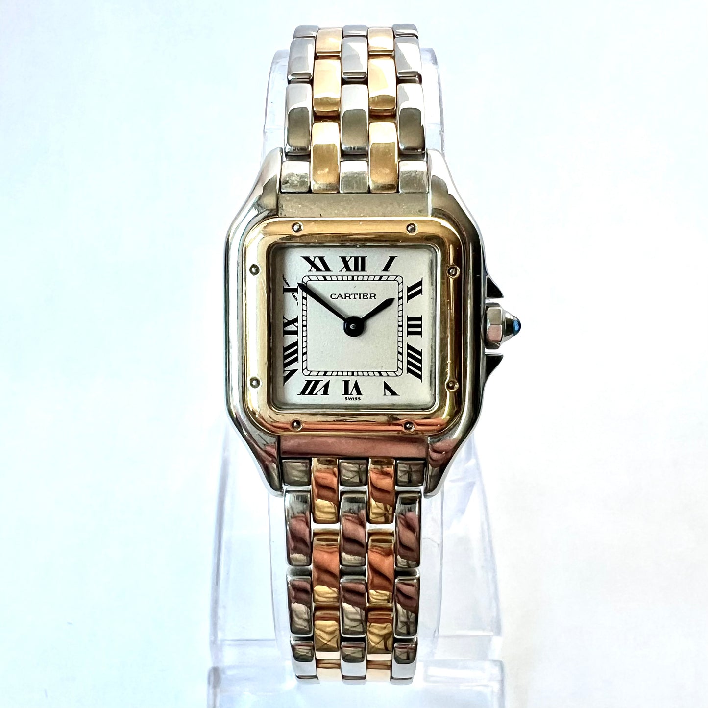 CARTIER PANTHERE Quartz 23mm 2 Row Gold Watch