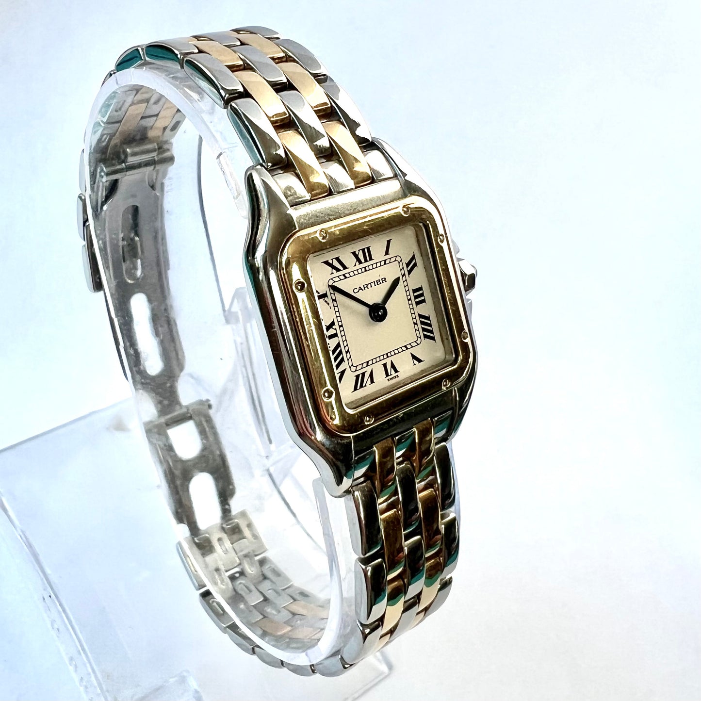 CARTIER PANTHERE Quartz 23mm 2 Row Gold Watch