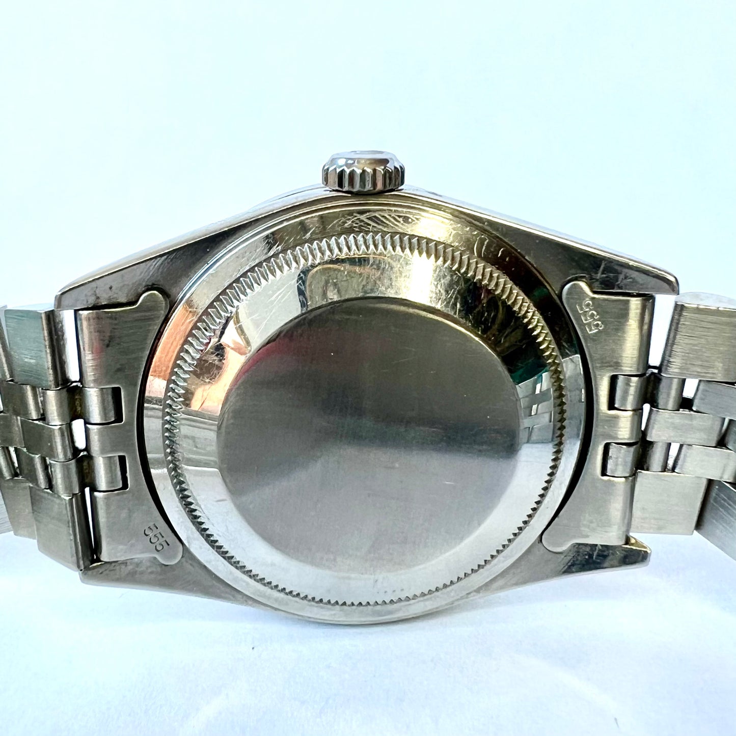 ROLEX DATEJUST Automatic 36mm Steel Diamond Watch Jubilee Bracelet