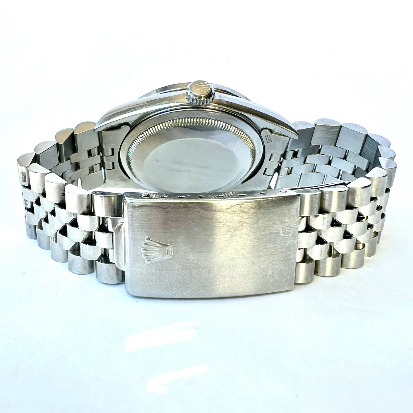 ROLEX DATEJUST Automatic 36mm Steel Diamond Watch Jubilee Bracelet