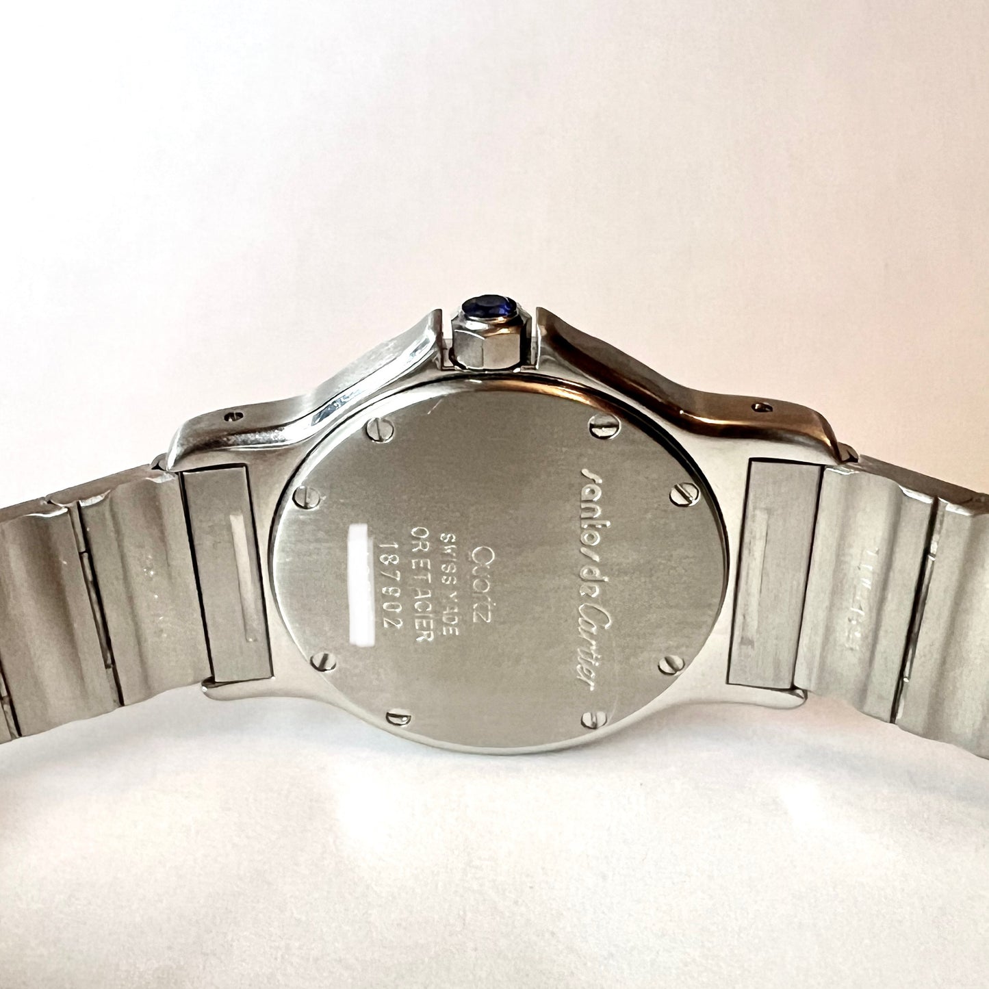 CARTIER SANTOS OCTAGON 31mm Quartz 2 Tone Watch
