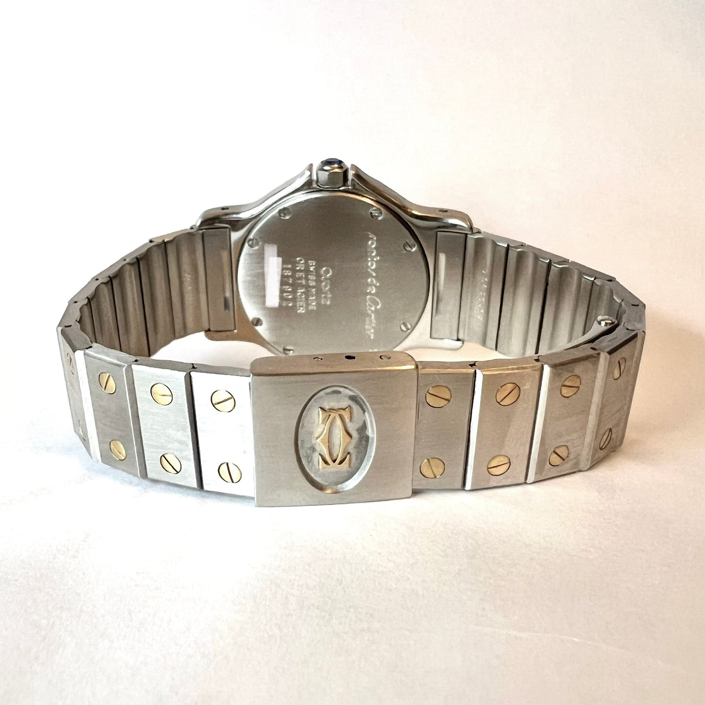 CARTIER SANTOS OCTAGON 31mm Quartz 2 Tone Watch