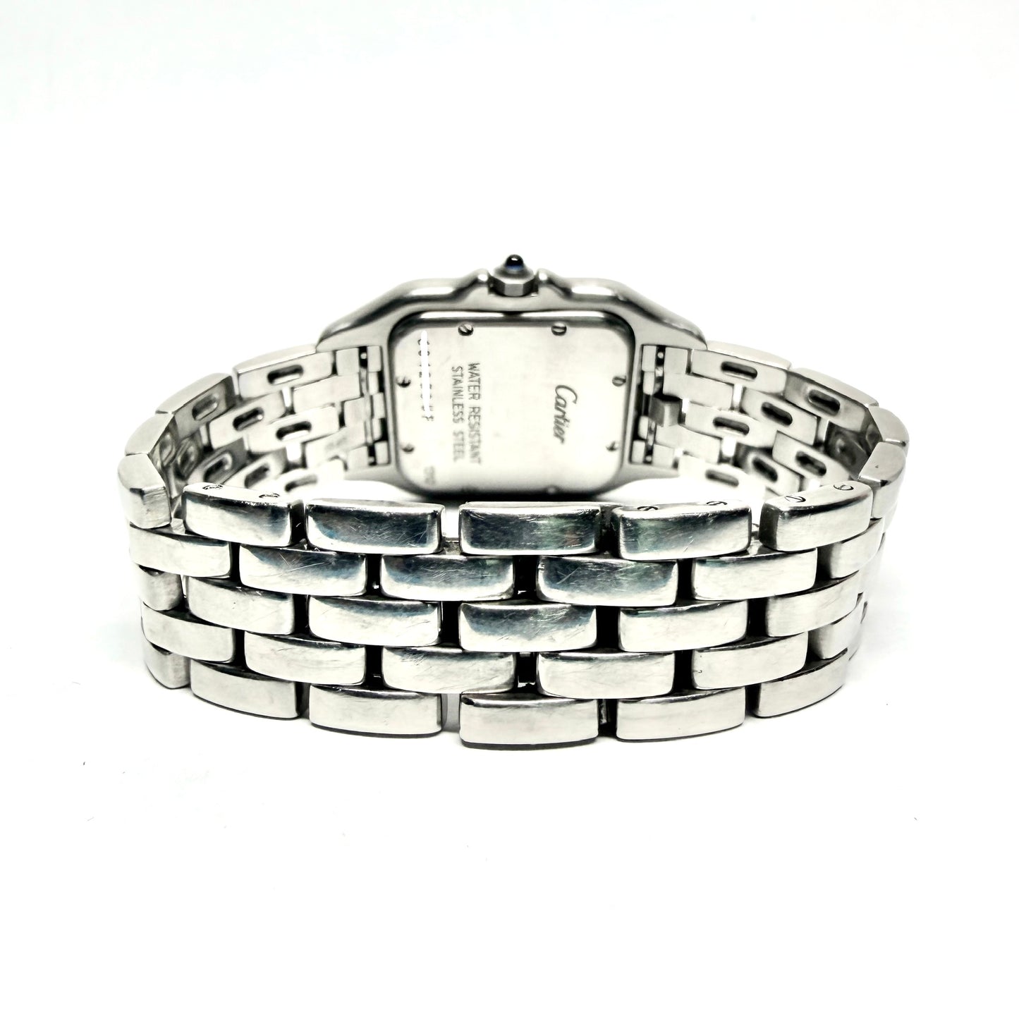 CARTIER PANTHERE Quartz 27mm Steel Watch White Dial