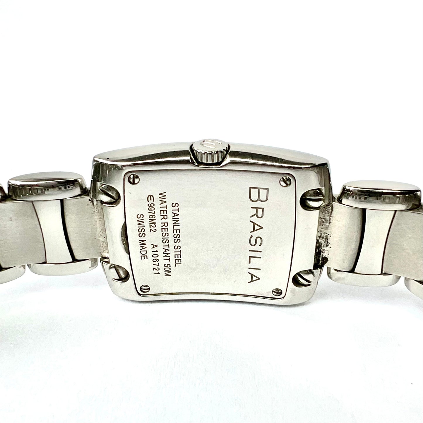 EBEL BRASILIA Quartz 23mm Steel 1TCW Diamond Watch