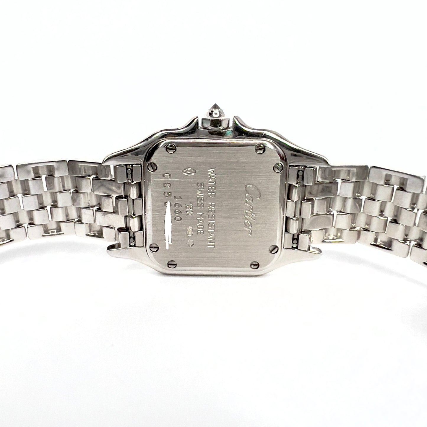 CARTIER PANTHERE Quartz 23mm Steel 0.37TCW DIAMOND Watch