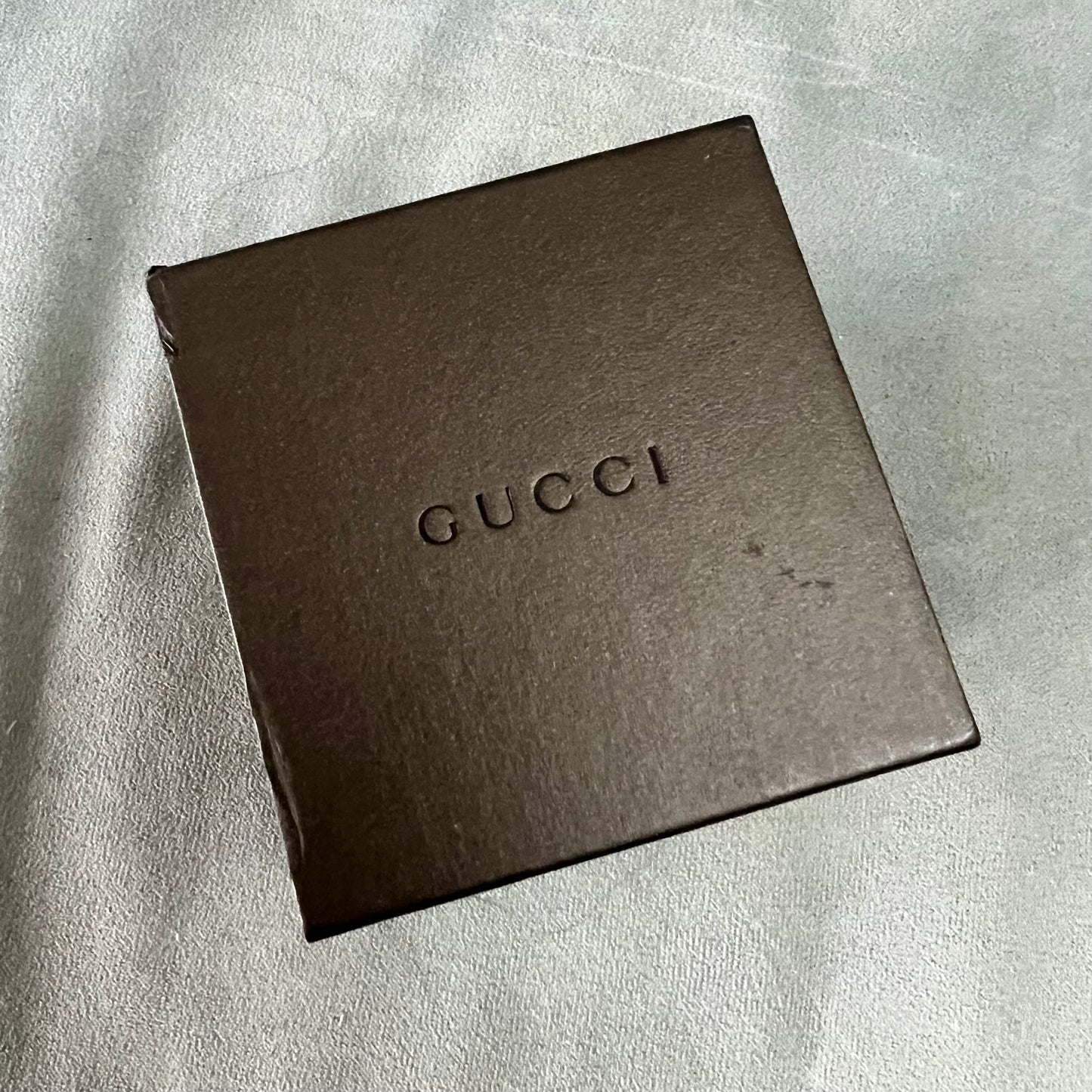 GUCCI Brown Ring Box + Outer Box