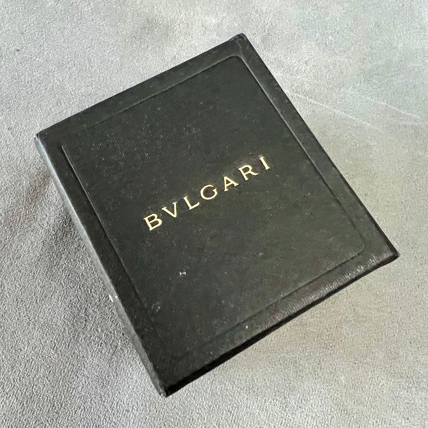BULGARI Ring Box + Outer Box 2.90x2.60x2.5 inches