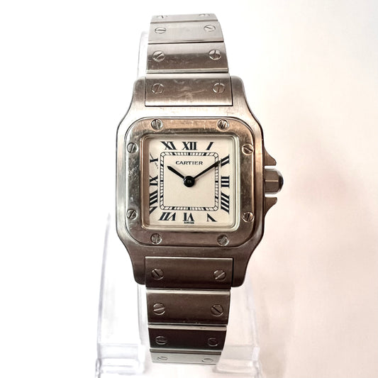 CARTIER SANTOS GALBEE 24mm Quartz Steel Watch NEW Model