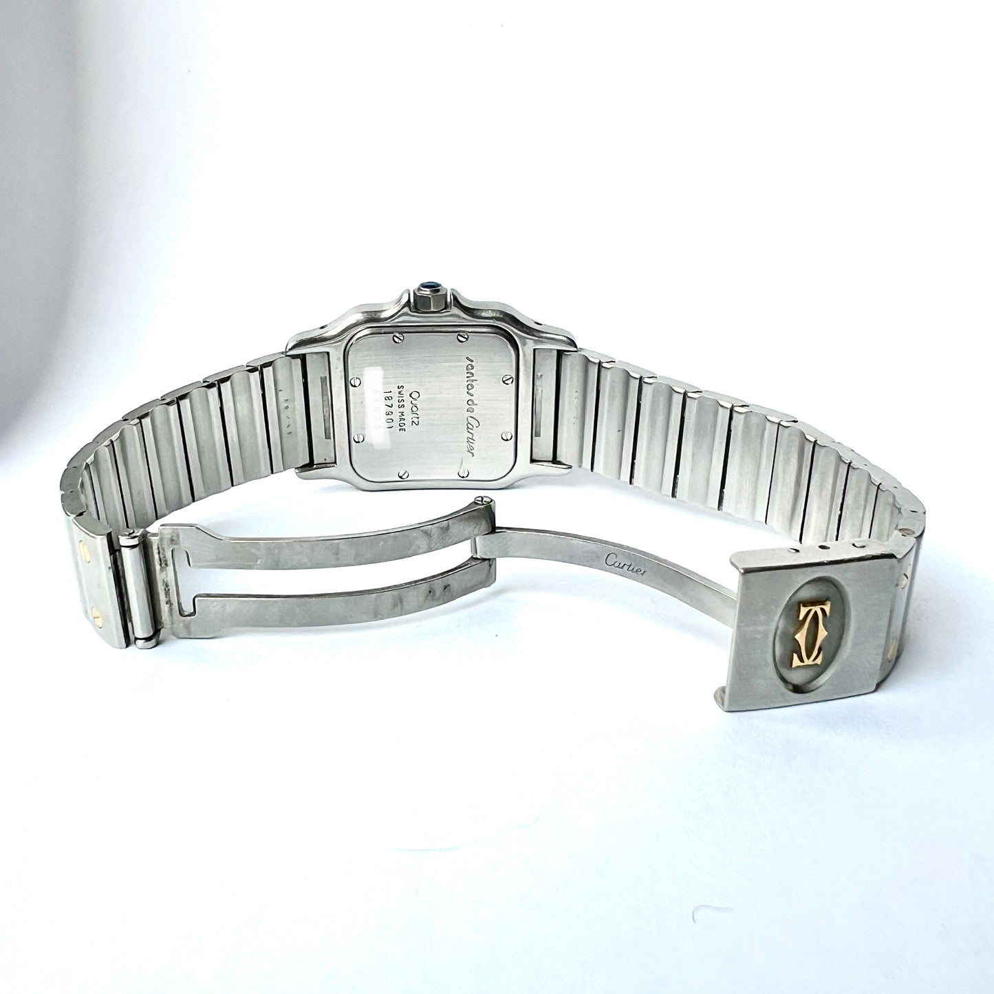 CARTIER SANTOS GALBEE Quartz 29mm 2 Tone Watch