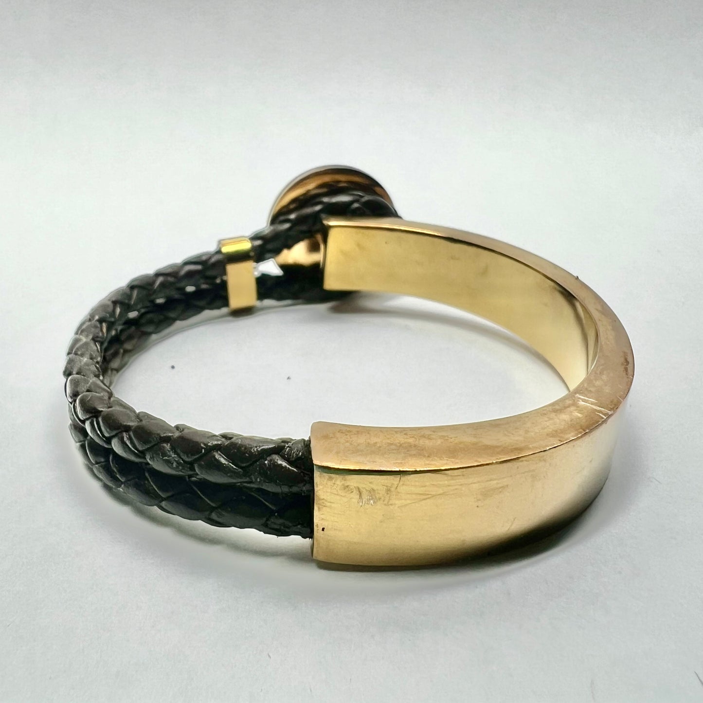 BULGARI Gold Tone Bracelet fits up to 6.25 inches wrist