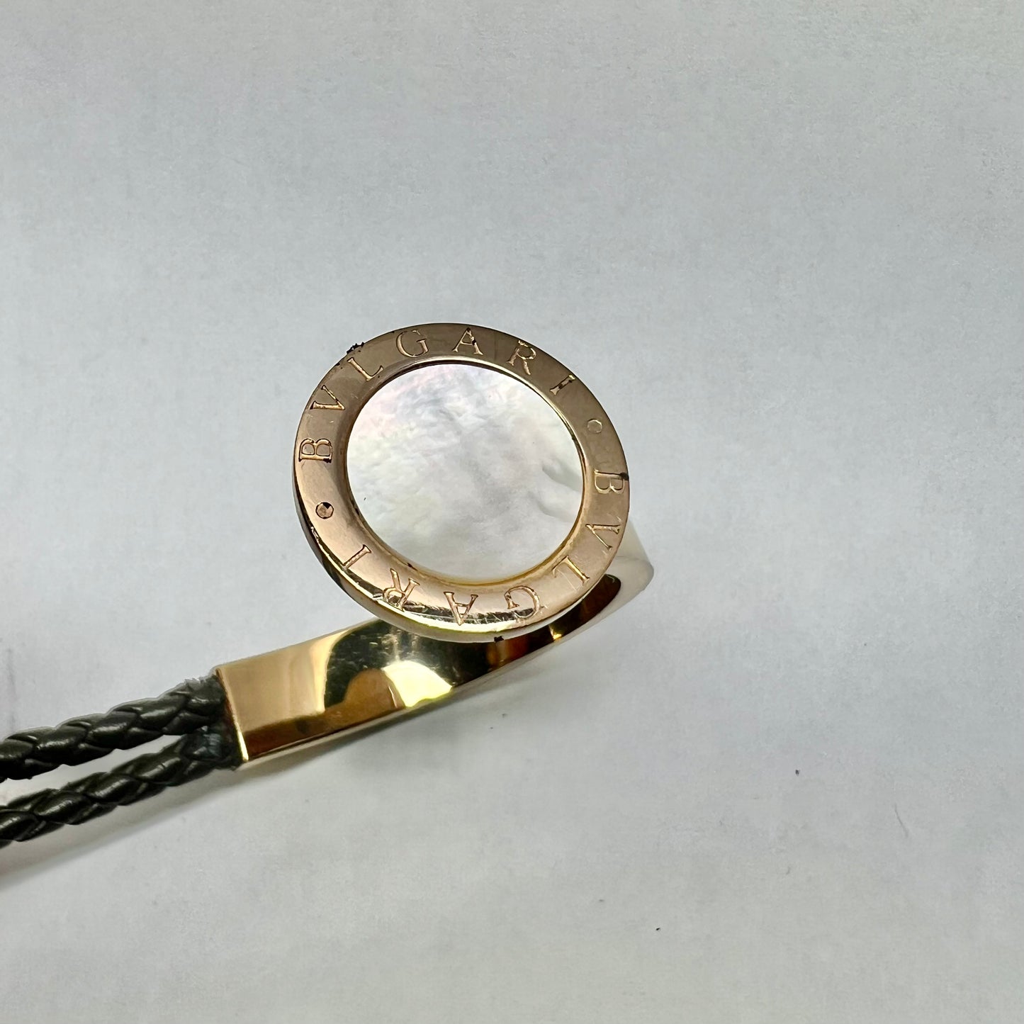 BULGARI Gold Tone Bracelet fits up to 6.25 inches wrist