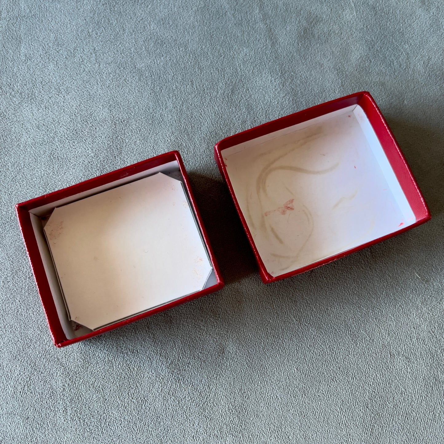 CARTIER Key Ring Box 3.20x2.80x1.15 inches