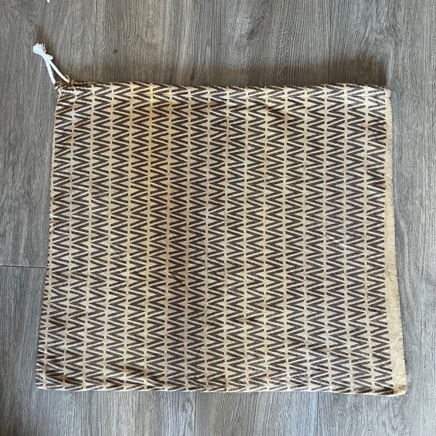 Vintage VALENTINO Patterned Drawstring Purse Storage Dust Bag 22x19.5 inches