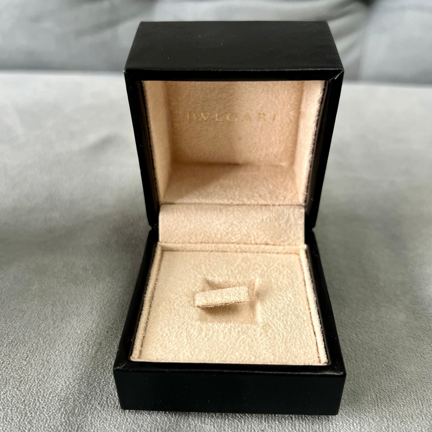 BULGARI Ring Box + Outer Box 2.80x2.75x2.5 inches