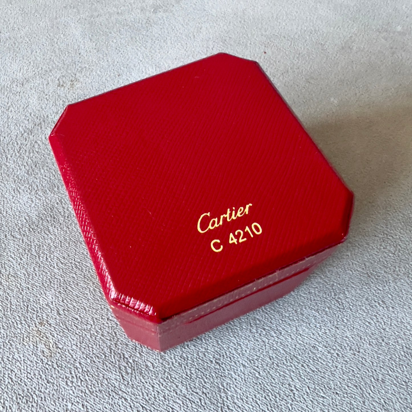 CARTIER Ring Box 2.35x2.35x2 inches
