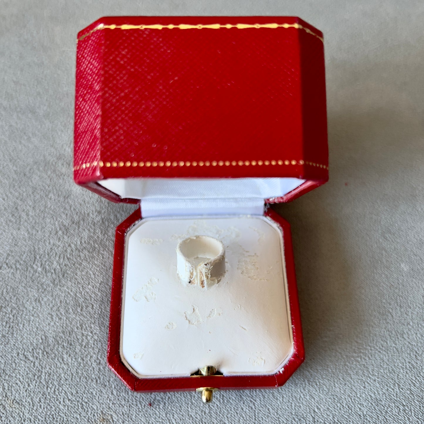 CARTIER Ring Box 2.30x2.30x2.10 inches
