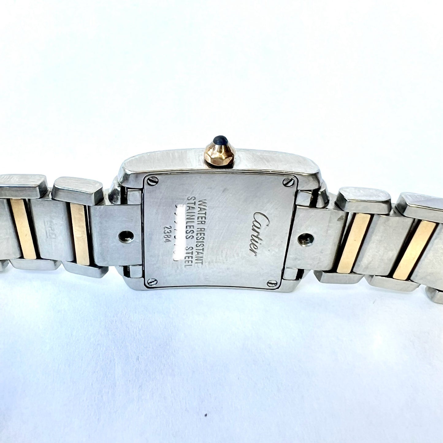 CARTIER TANK FRANCAISE Quartz 20mm 2 Tone Watch