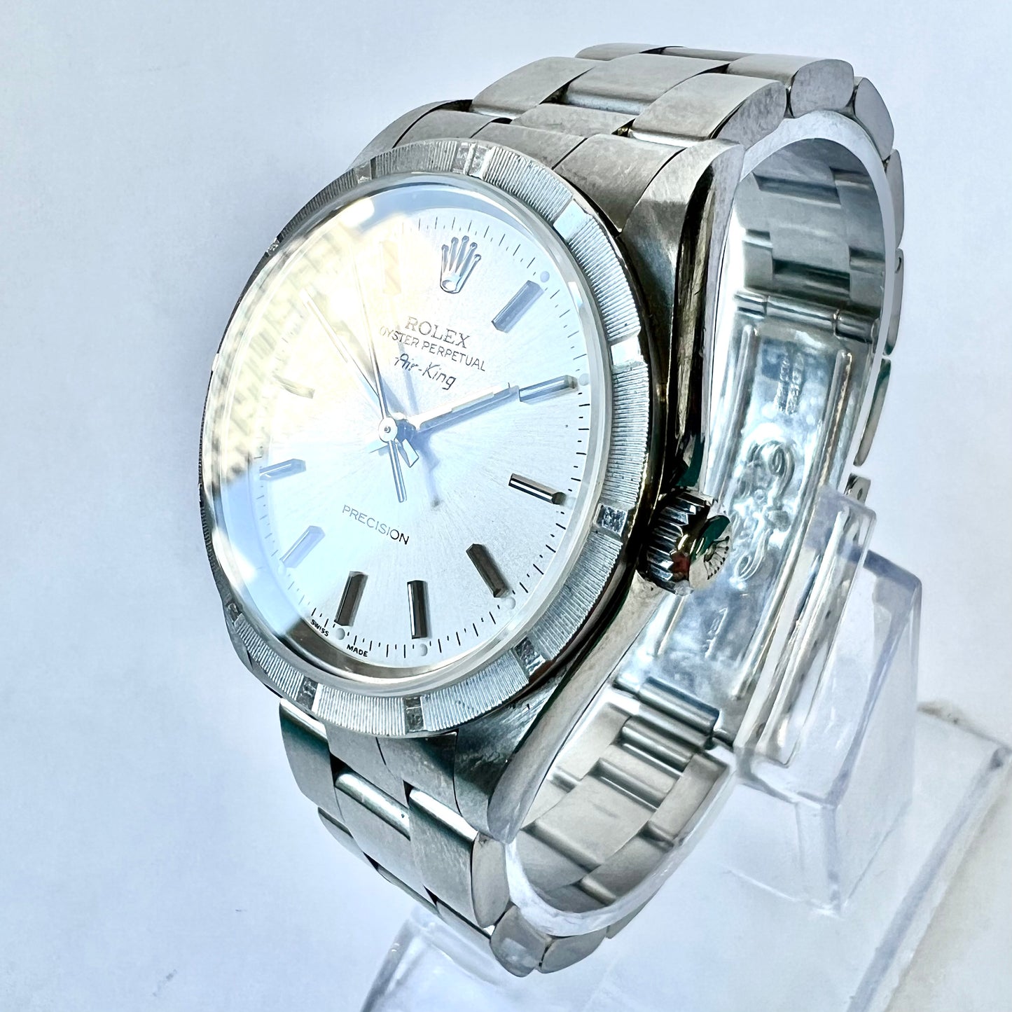 ROLEX AIR-KING PRECISION Automatic 34mm Steel Watch Oyster Bracelet