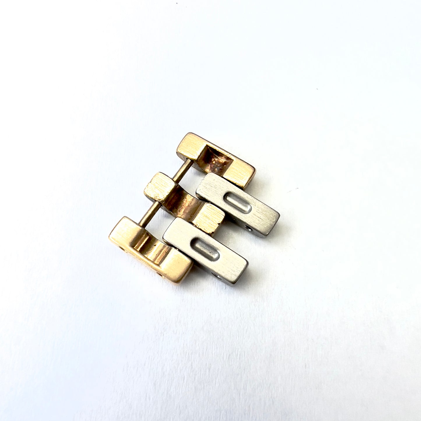 CARTIER 3 Row Gold Link 16.30mm for 29mm Cartier PANTHERE