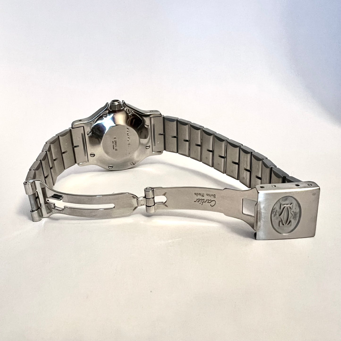 CARTIER SANTOS OCTAGON Automatic 31mm Steel Watch