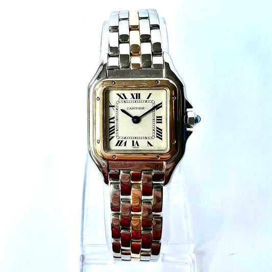 CARTIER PANTHERE Quartz 23mm 1 Row Gold Watch