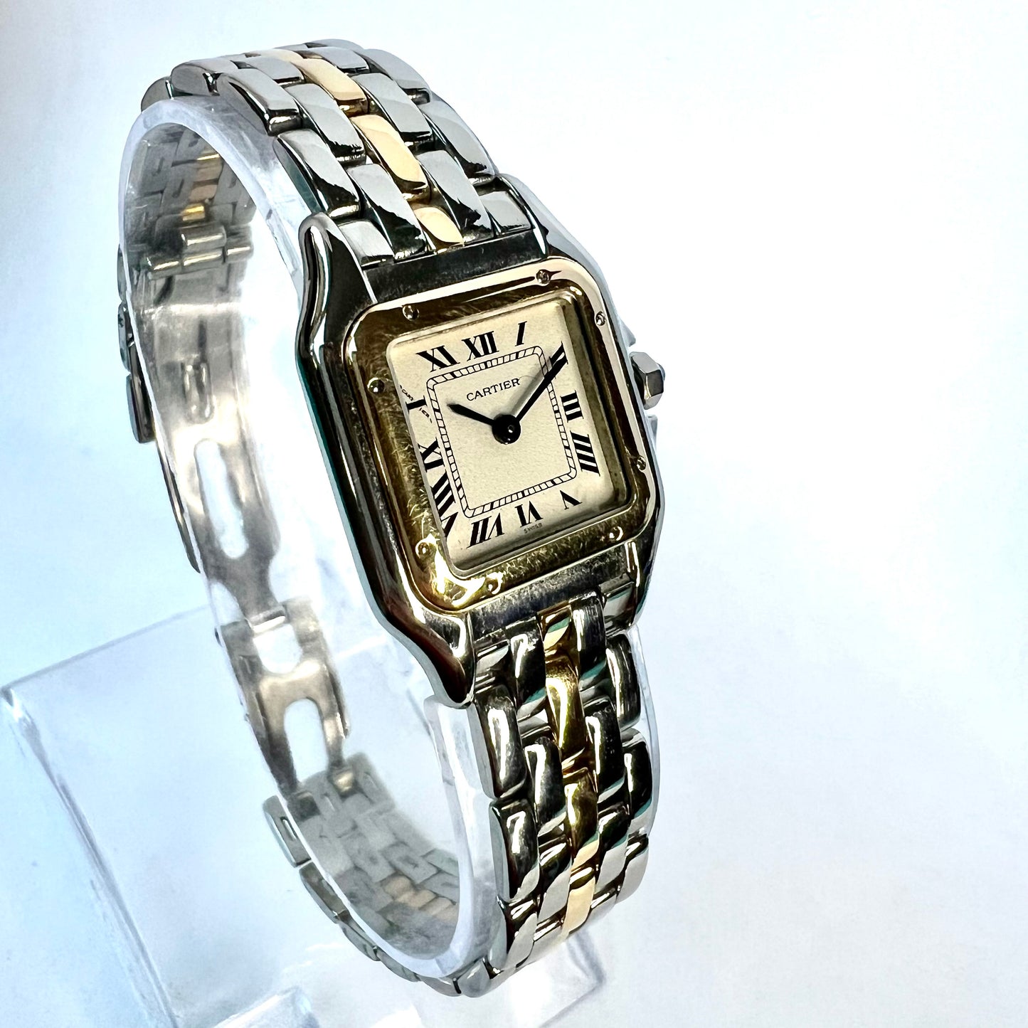 CARTIER PANTHERE Quartz 23mm 1 Row Gold Watch