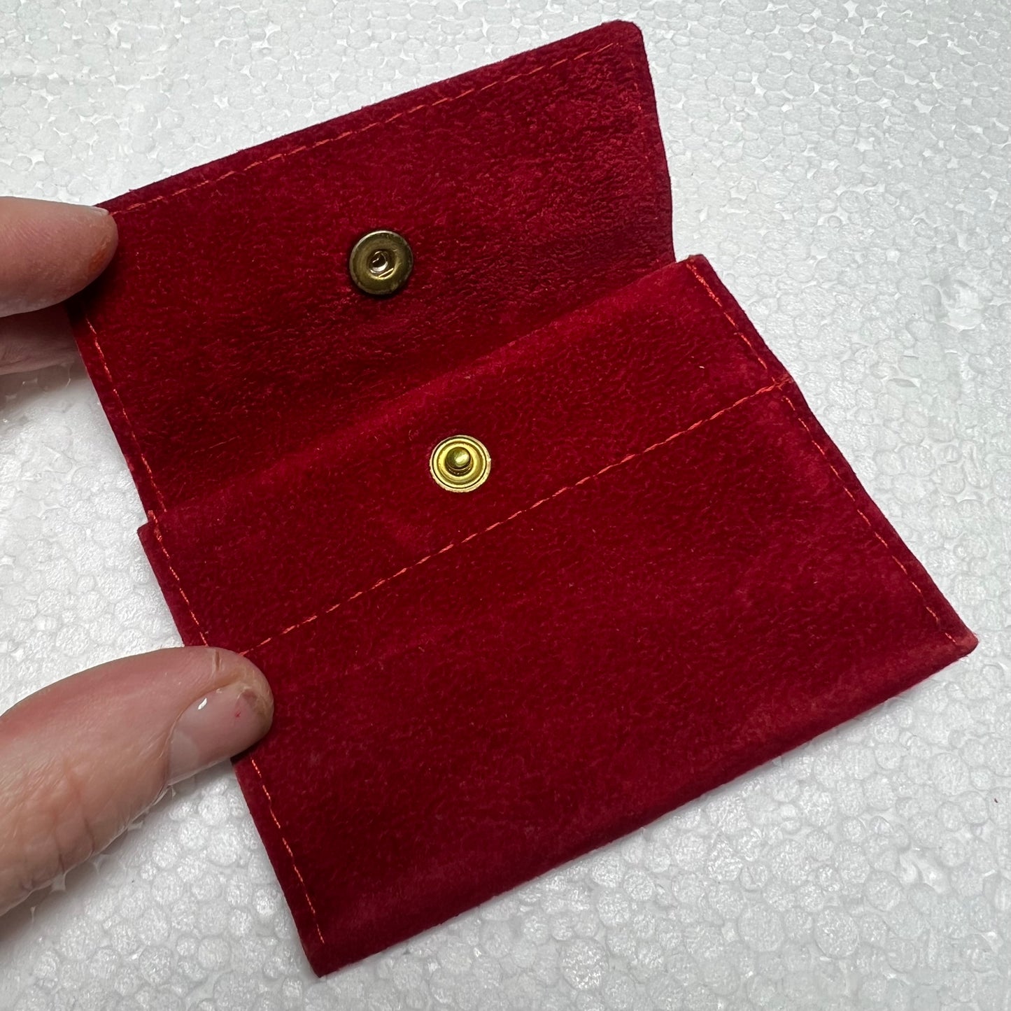 CARTIER Red Velvet Pouch