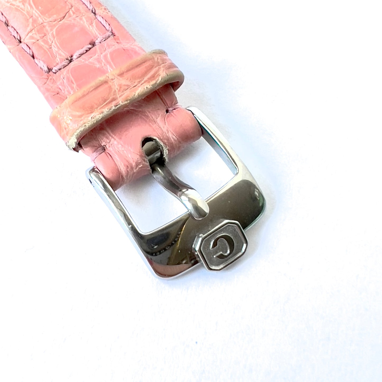 CHOPARD HAPPY SPORT Quartz 26mm 2 Tone Floating DIAMONDS & Red RUBIES Watch