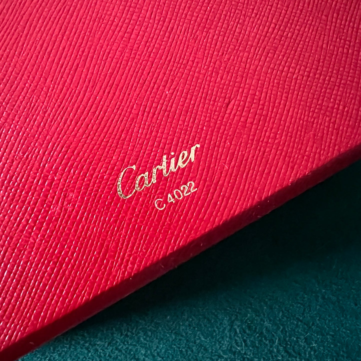 CARTIER Necklace box 8x6x1.90 inches