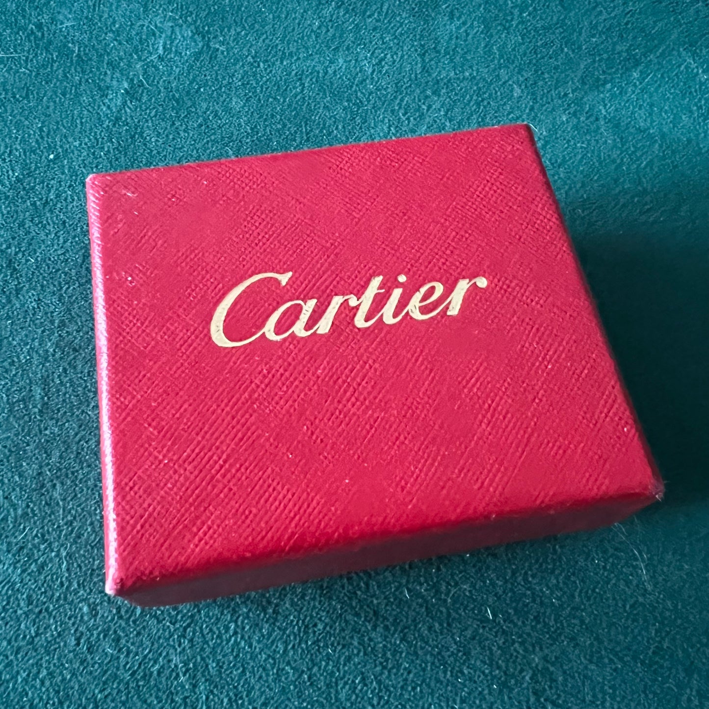 CARTIER Goods Box 3.25x2.80x1.25 inches + Ribbon