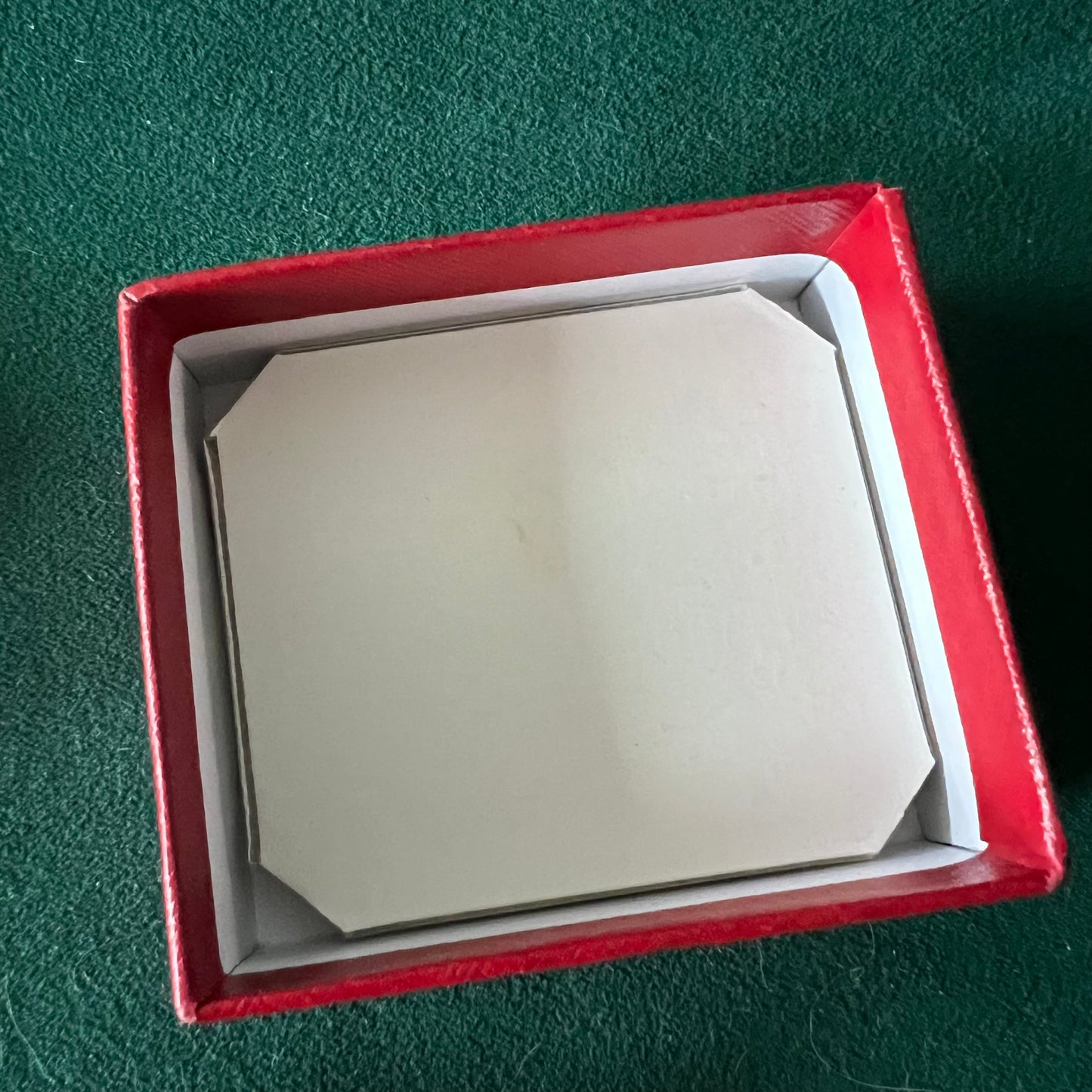 CARTIER Goods Box 3.25x2.80x1.25 inches + Ribbon