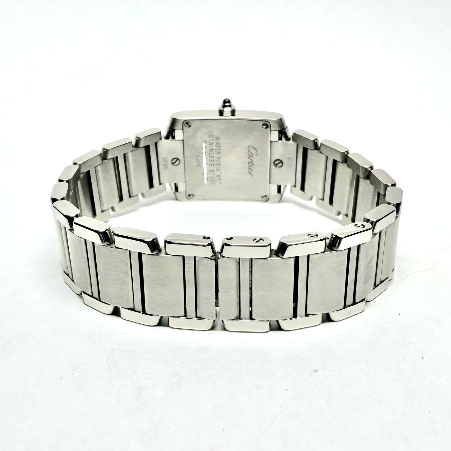 CARTIER TANK FRANCAISE Quartz 20mm Steel Watch Cream Dial