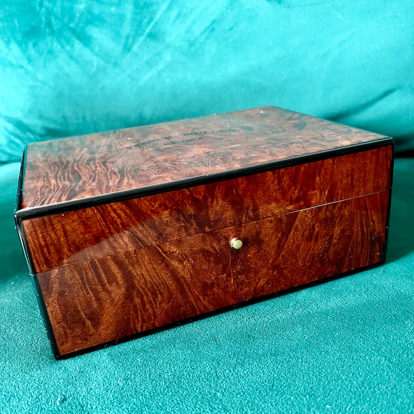 FRANCK MULLER Luminous Brown Wooden Box + Outer Box 9.25x7x3.90 inches