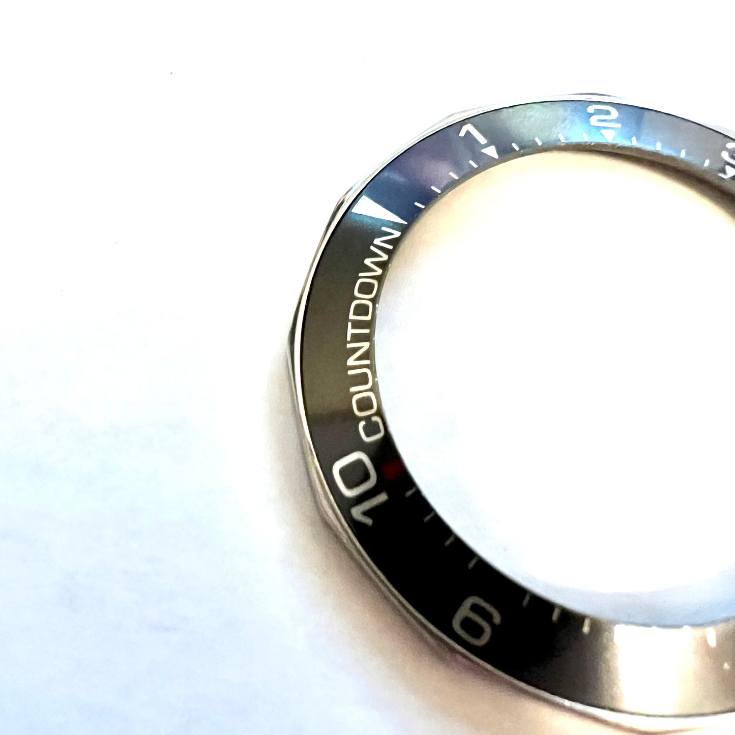 TAG HEUER 41.05mm Countdown Black Bezel with Silver Arabic Numerals