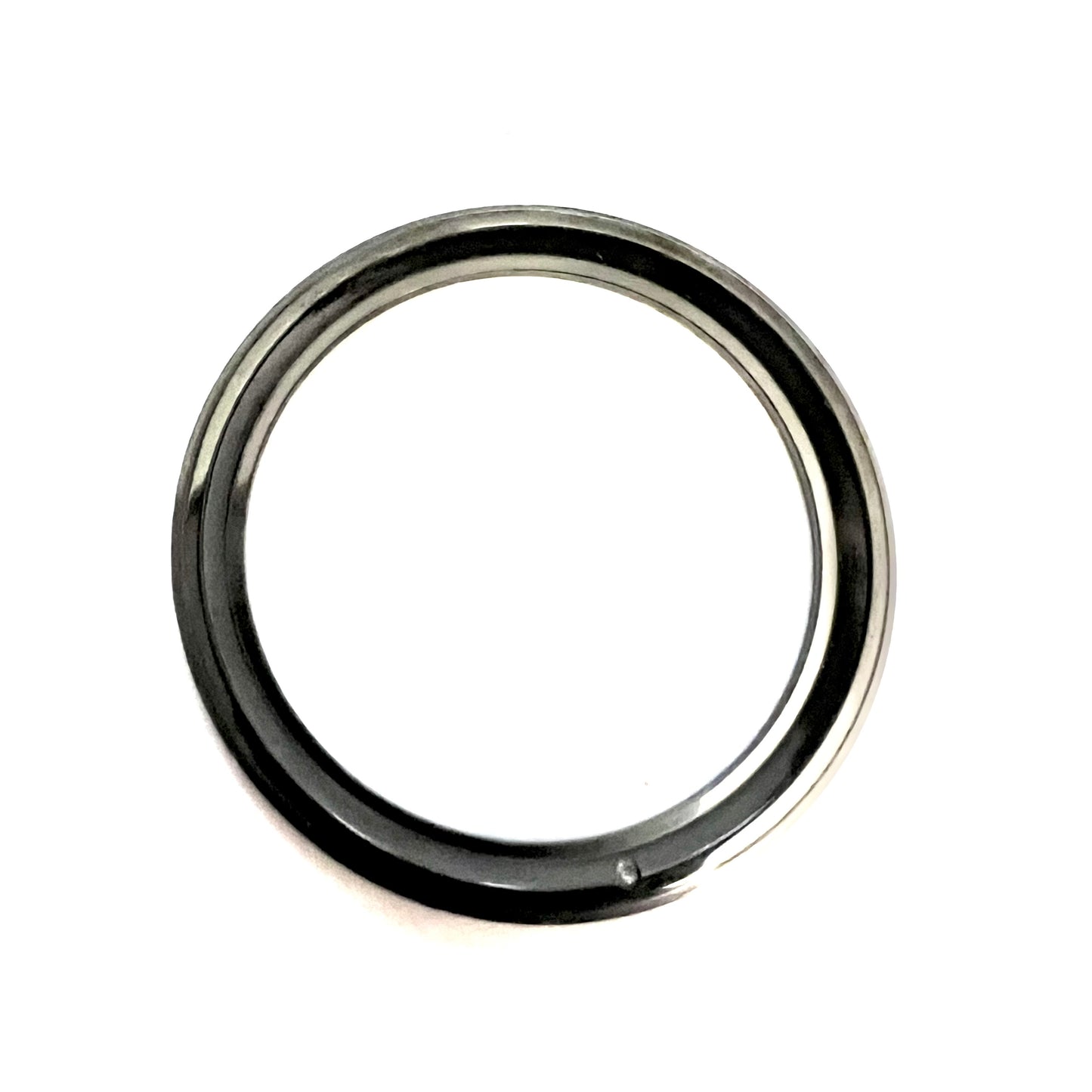 OMEGA 38.60mm Black Ceramic Bezel with Silver Arabic Numerals